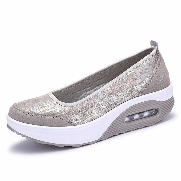 Air cushion thick bottom sports casual shoes