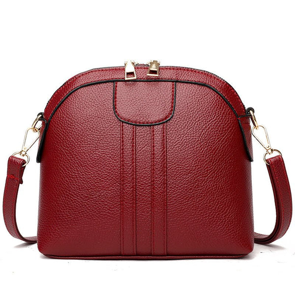 Fashion Shell Soft Leather Crossbody Small Bag