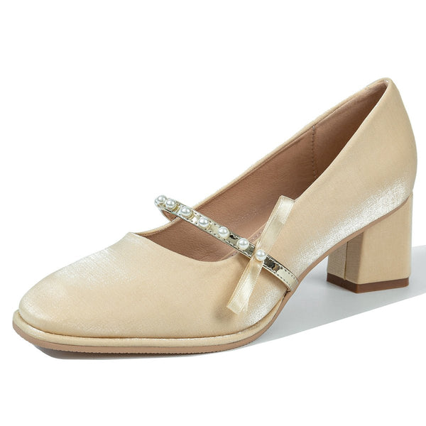 High Heels Gentle Mary Jane Thick-Heeled Single Shoes Niche Sandals